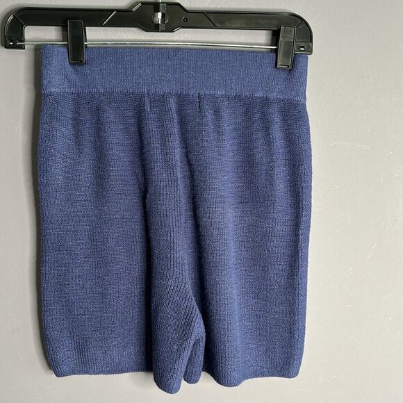 FP Beach Navy Blue Pull On High Rise Knit Shorts Size XS - Picture 4 of 8